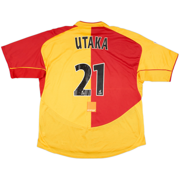 2003-04 Lens Home Shirt Utaka #21 - 6/10 - (XXL)