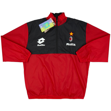 1993-94 AC Milan Lotto 1/4 Zip Track Jacket - 7/10 - (L)