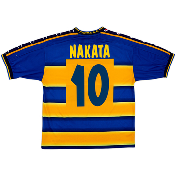 2001-02 Parma Home Shirt Nakata #10 - 7/10 - (M)