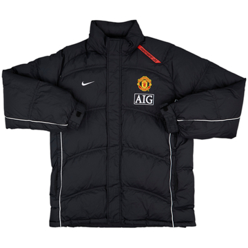 2007-08 Manchester United Nike Padded Bench Coat - 8/10 - (M)