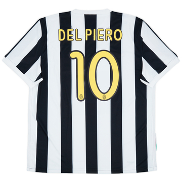 ユベントス DEL PIERO 10 シャツ Mサイズ 2009-10 Juventus Home Shirt Del Piero #10 (XXL)