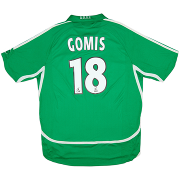 2006-07 Saint Etienne Home Shirt Gomis #18 - 6/10 - (M)