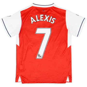 2014-15 Arsenal Home Shirt Alexis #17 - 6/10 - (M)
