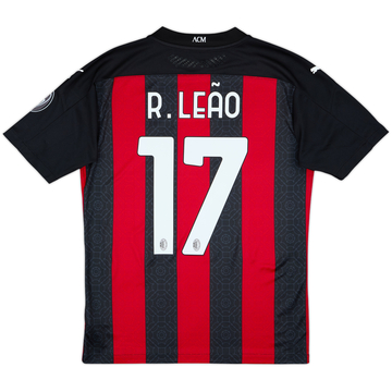 2022-23 AC Milan Home Shirt R.Leao #17 - 9/10 - (M)