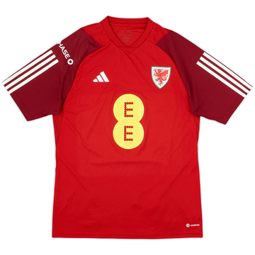 2022-23 Wales adidas Camiseta de entrenamiento - 9/10 - (M)