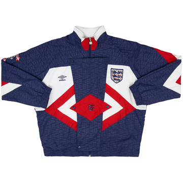 UMBRO ENGLAND 1990/92 MENS TRACKSUIT JACKET TRACK TOP