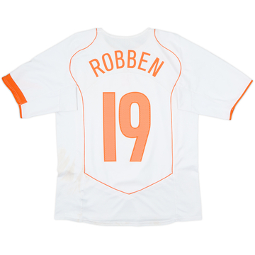 2004-06 Países Bajos Camiseta Visitante Robben #19 - 6/10 - (M)