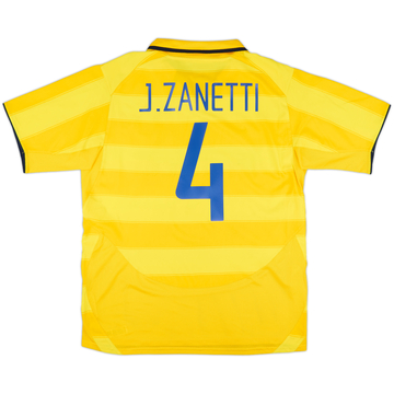 2003-04 Inter Milan Away Shirt J.Zanetti #4 - 8/10 - (XL)