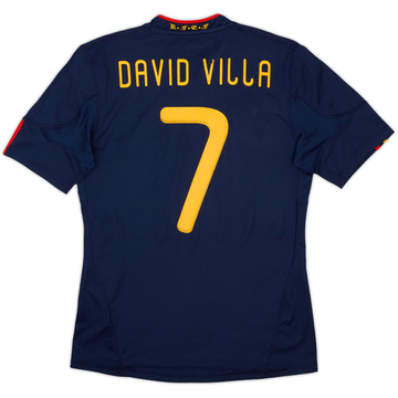 2010-11 Spain Away Shirt David Villa #7 - 6/10 - (S)