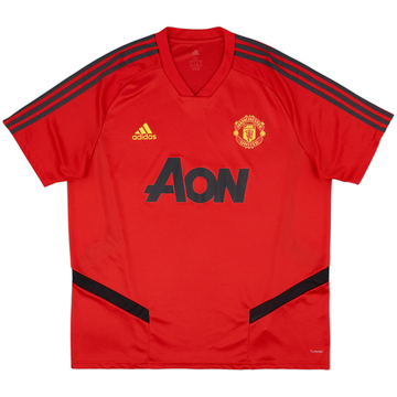 2019-20 Manchester United adidas Training Shirt - 9/10 - (XL)