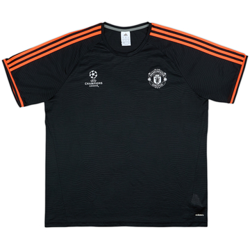 2015-16 Manchester United CL adizero Training Shirt - 10/10 - (XL)