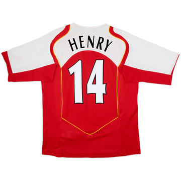 2004-05 Arsenal Camiseta de local Henry #14 - 8/10 - (L)