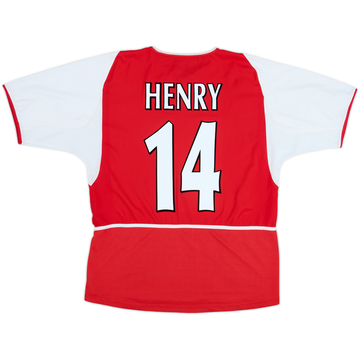 2002-04 Arsenal Camiseta de local Henry #14 - 6/10 - (L)