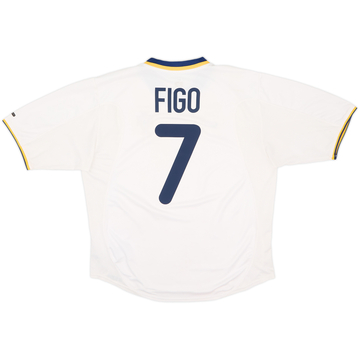 2000-02 Portugal Away Shirt Figo #7 - 6/10 - (L)