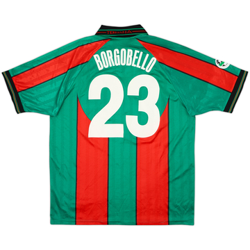 2001-02 Ternana Match Issue Home Shirt Borgobello #23