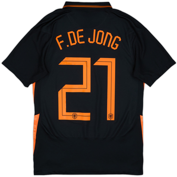 2020-22 Netherlands Away Shirt F.DeJong #21 - 8/10 - (S)