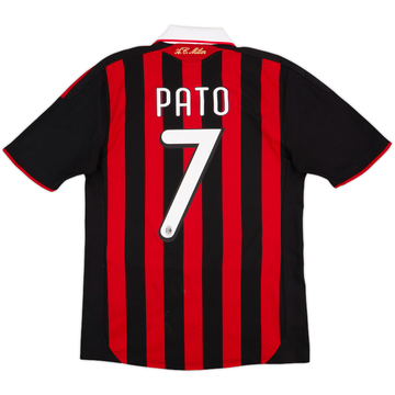 2009-10 AC Milan Home Shirt Pato #7 - 8/10 - (S)