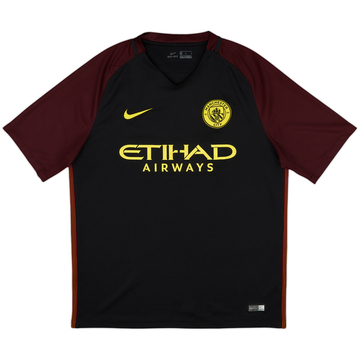 Maillot Third Manchester City 2016-2017 - Nike, Manches Courtes, Taille S, Orange