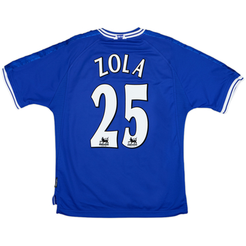 1997-99 Chelsea Home Shirt Zola #25 - 9/10 - (M)
