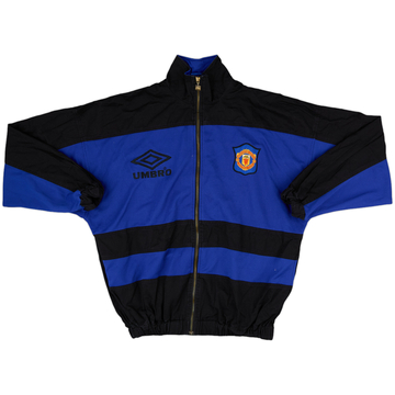 1992-93 Manchester United Umbro Track Jacket - 8/10 - (XS)