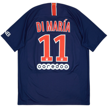 2018-19 Paris Saint-Germain Home Shirt DiMaria #11 - 9/10 - (L)