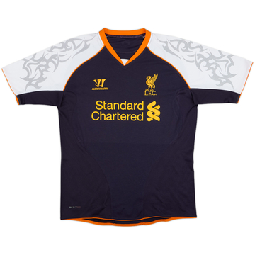 希少 2013 2014 Liverpool third Warrior LIVERPOOL 2013/2014 THIRD FOOTBALL SHIRT SOCCER JERSEY