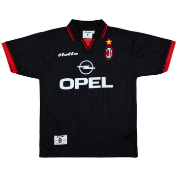 超希少【ACミラン 1997/1998 ユニフォーム】 lotto VINTAGE AC MILAN 1997-1998 football shirt maglia camiseta