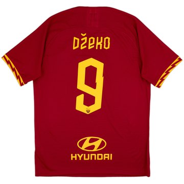 2019-20 Roma Authentic Home Shirt Dzeko #9 - 10/10 - (S)