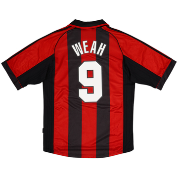 1998-00 AC Milan Home Shirt Leonardo #18 - 9/10 - (M)