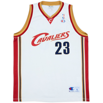 2003-10 Cleveland Cavaliers James #23 Champion Home Jersey - 7/10
