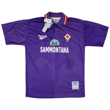 1995-96 Fiorentina Home L/S Shirt - 9/10 - (L)