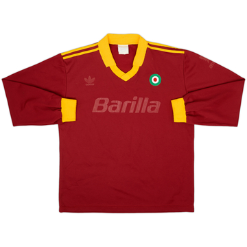 1991-92 Roma Home L/S Shirt - 7/10 - (L)
