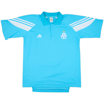 Polo con cremallera de 1/4 adidas del Olympique Marseille 2003-04 - 10/10 - (XL)