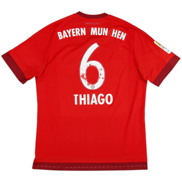 2020-21 Bayern Munich Authentic Home Shirt Thiago #6 - 6/10 - (XL)