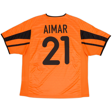 2004-05 Valencia Home Shirt Aimar #21 - 6/10 - (L)