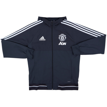 2018-19 Manchester United adidas Hooded Chaqueta impermeable - 8/10 - (S)
