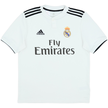 100％品質 2018-19 Real Madrid Home Shirt - 7/10 - (XL.Boys) ウェア
