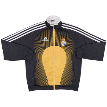 2006-07 Real Madrid adidas 1/4 Zip Track Jacket - 7/10 - (XL)