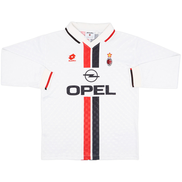 1995-96 AC Milan Away L/S Shirt - 8/10 - (L)