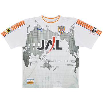 Mizuno SHIMIZU S-PULSE サッカーシャツ Jリーグ　サイズM Shimizu S-Pulse Japan 1993 Football Shirt Soccer Jersey
