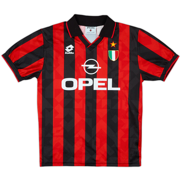 1994-95 AC Milan Home Shirt - 9/10 - (M)