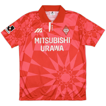 ウェア Mitsubishi Urawa Reds 93 / 94 Home Shirt 1993-94 Urawa Red Diamonds Home Shirt - 10/10 - (L)