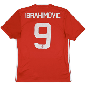 2016-17 Manchester United Home Shirt Ibrahimovic #9 - 6/10 - (M)