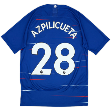 Chelsea FC AZPILICUETA 28 Mシャツ 2016-17 Chelsea Home Shirt Azpilicueta #28 - 5/10 - (XS)