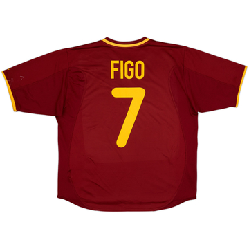 2000-02 Portugal Home Shirt Figo #7 - 6/10 - (XL)