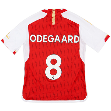 2023-24 Arsenal Home Shirt Odegaard #8