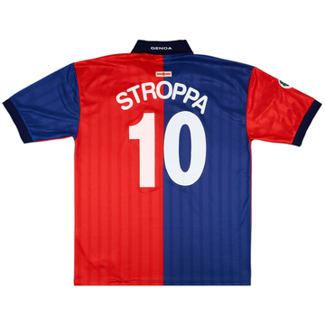 2001-02 Genoa Home Shirt Stroppa #10 - 8/10 - (XXL)
