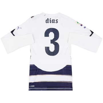 2010-11 Lazio Match Issue Third L/S Shirt Dias #3