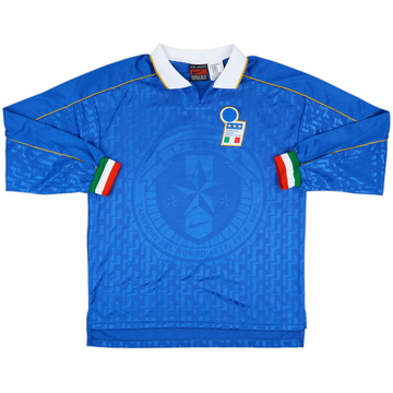 1994-96 Italy Match Issue Home L/S Shirt #9