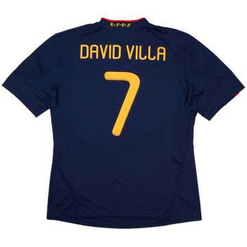2010-11 Spain Away Shirt David Villa #7 (XL)